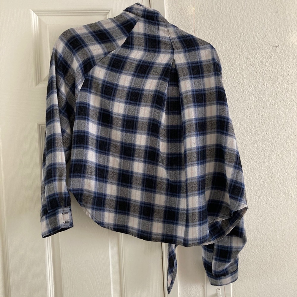 SOLD BDG | Courtney Flannel Check-Tie - Picture 5 of 6